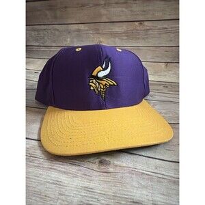 Vintage Minnesota Vikings Snapback Hat richardson pro model nfl Purple